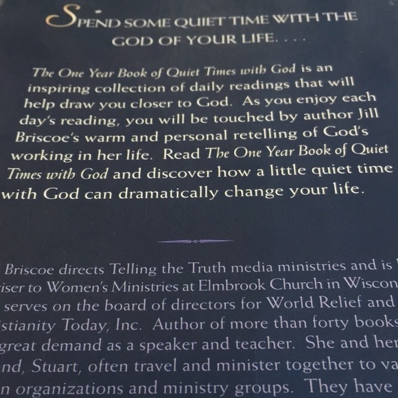 THE One Year Book of Quiet Times with God Paperback 1997 - Picture 4 of 7